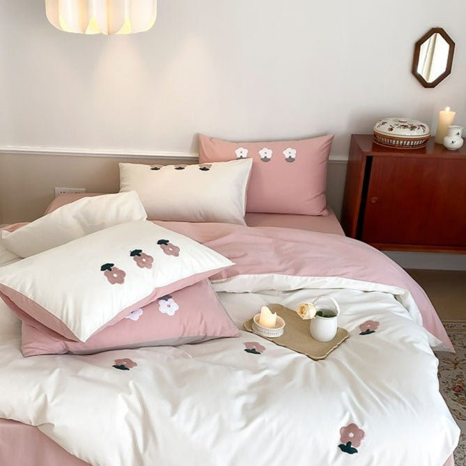 Pink Posey Bedding Set