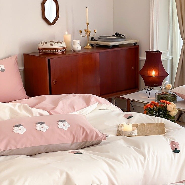 Pink Posey Bedding Set