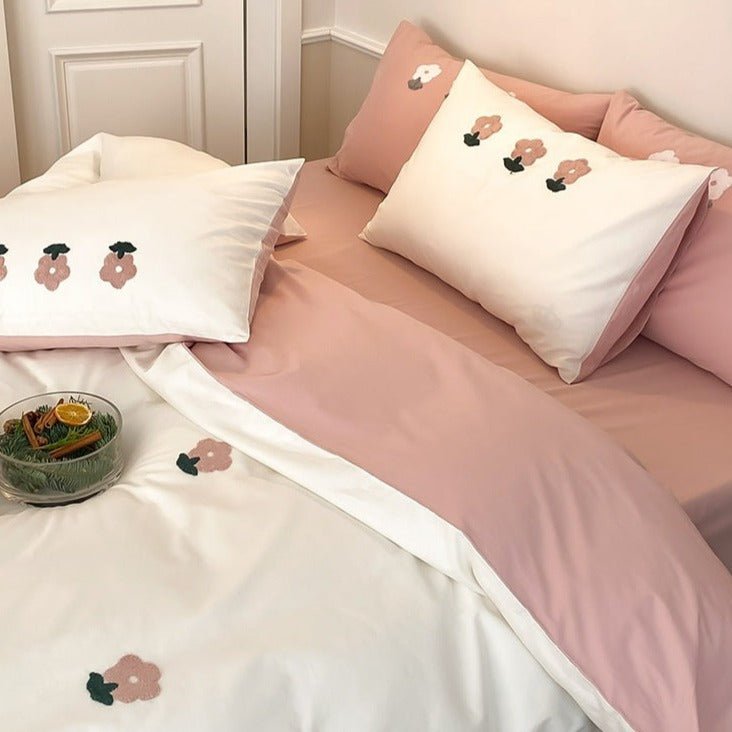 Pink Posey Bedding Set