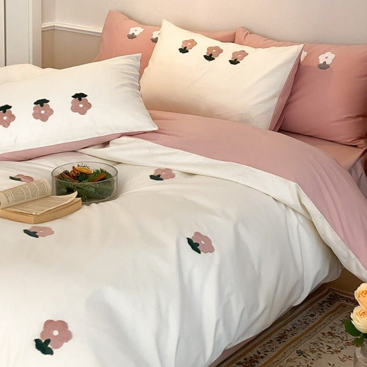 Pink Posey Bedding Set