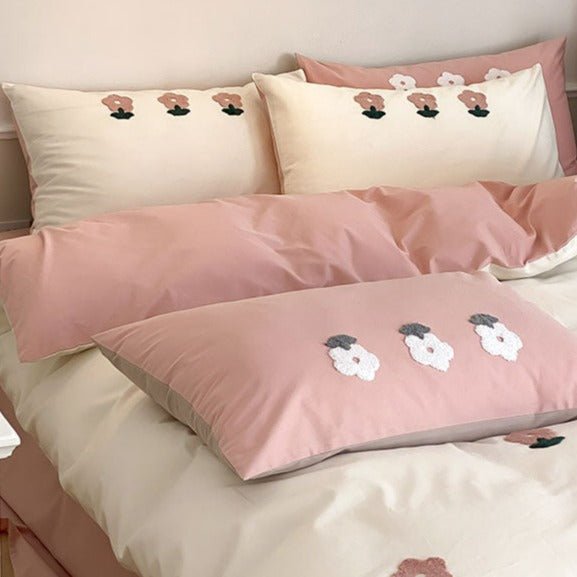 Pink Posey Bedding Set