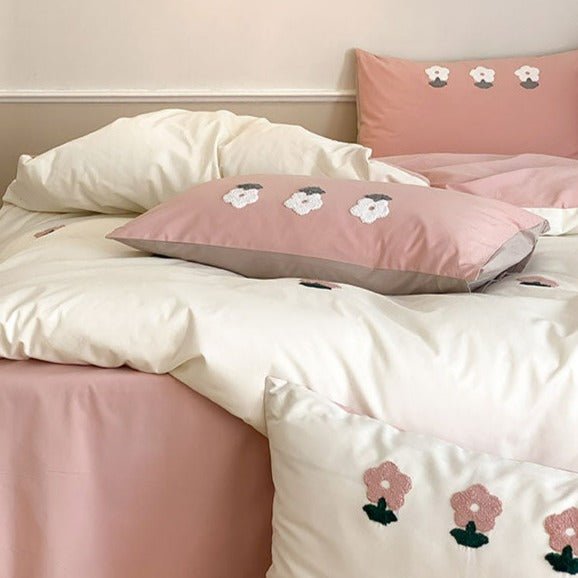 Pink Posey Bedding Set