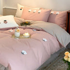 Pink Posey Bedding Set