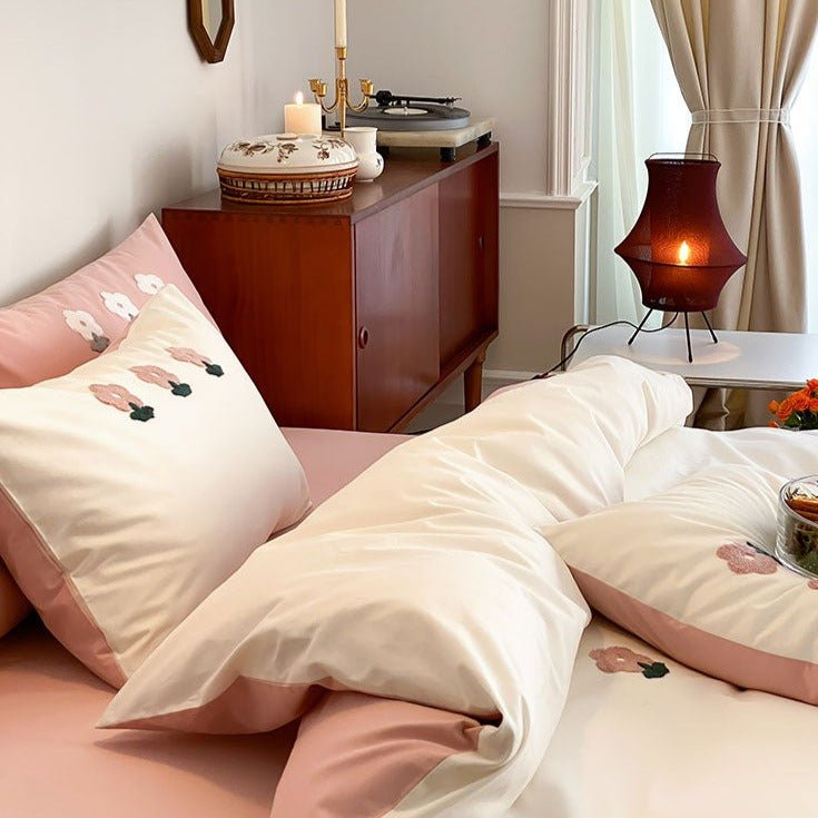 Pink Posey Bedding Set