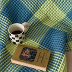 Plaid Waffle Soft Blanket