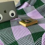 Plaid Waffle Soft Blanket