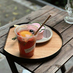 Plastic Wooden Platter