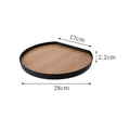 Plastic Wooden Platter