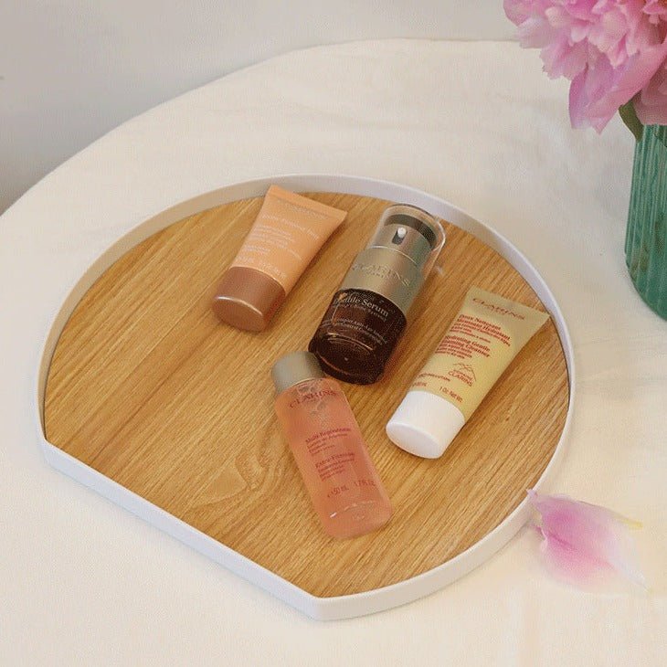 Plastic Wooden Platter