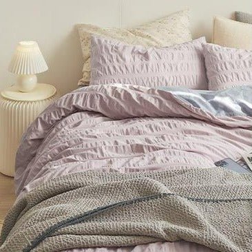 Plush Puff Bedding Set