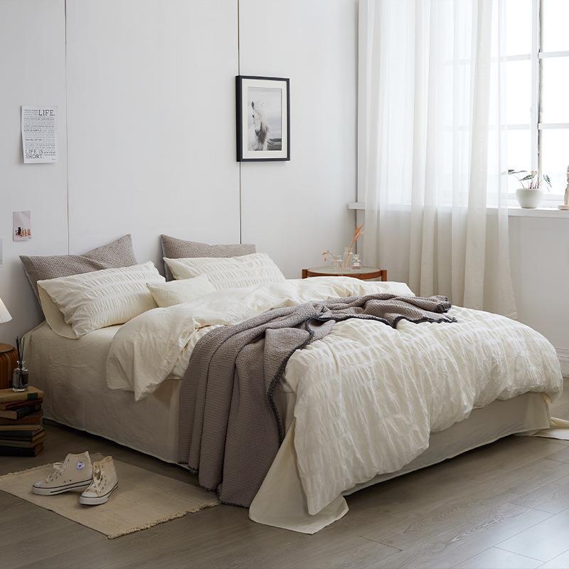 Plush Puff Bedding Set