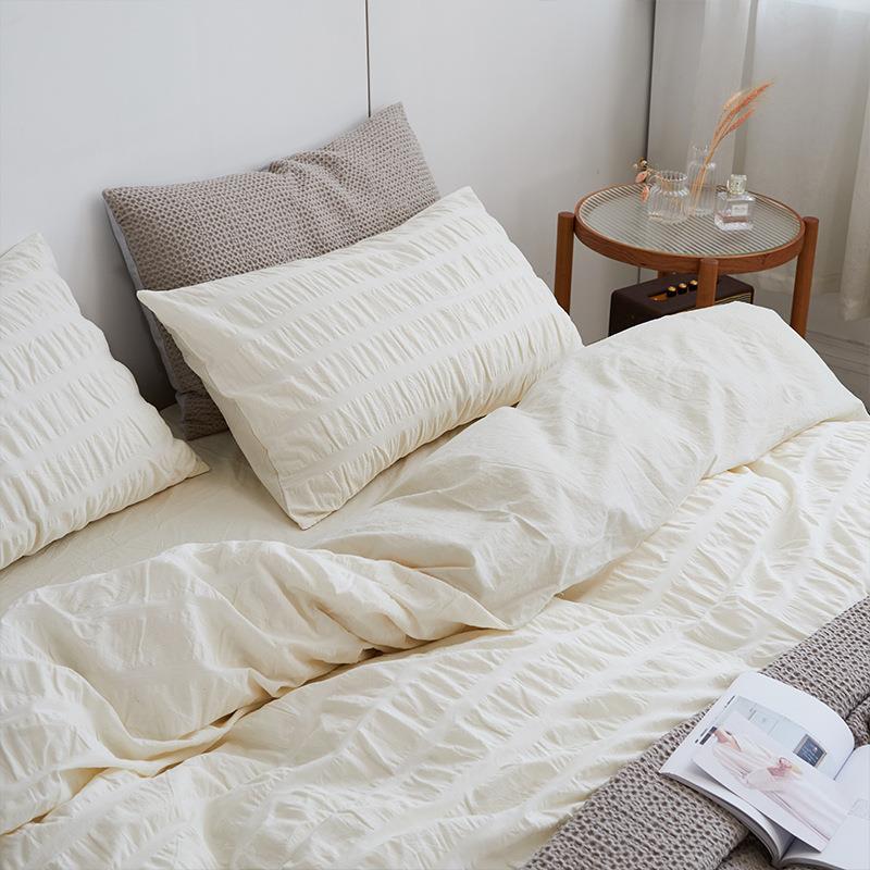 Plush Puff Bedding Set