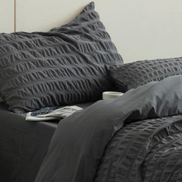 Plush Puff Bedding Set