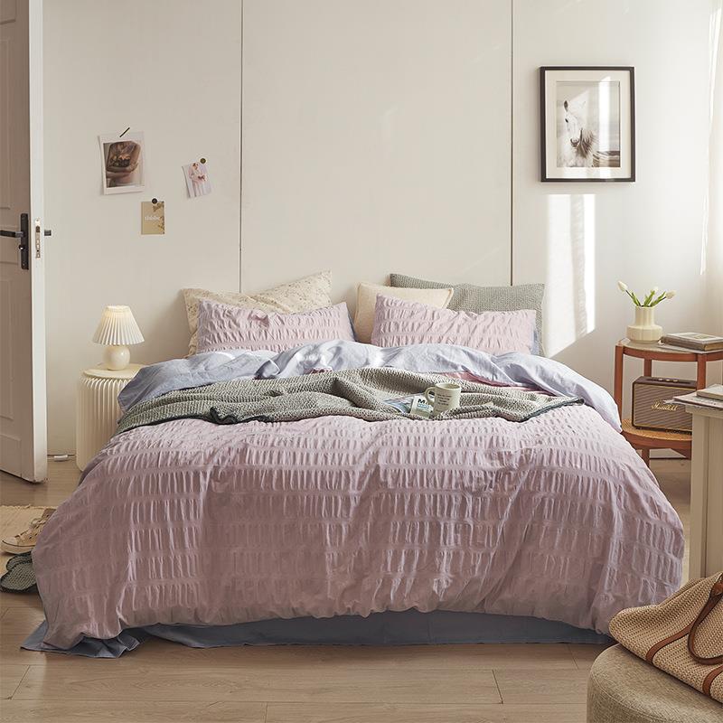 Plush Puff Bedding Set