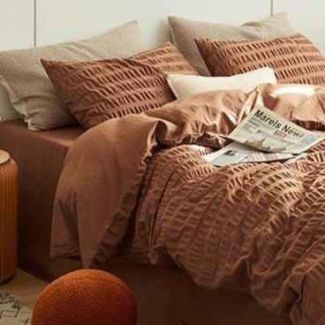Plush Puff Bedding Set