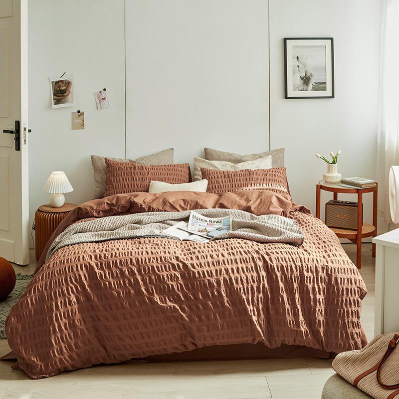 Plush Puff Bedding Set
