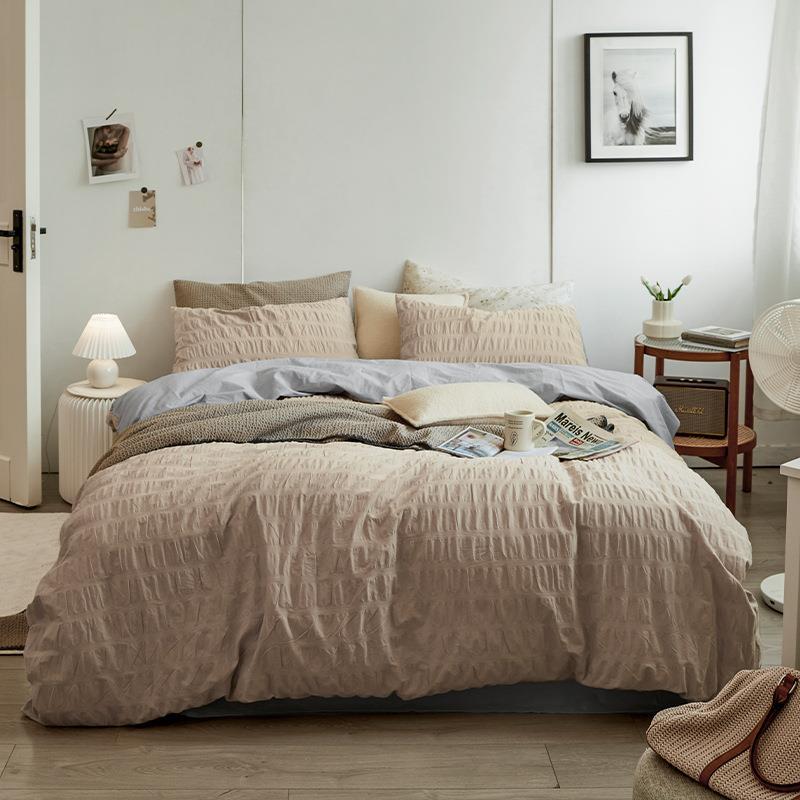 Plush Puff Bedding Set