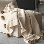 Pom Pom Fur Soft Blanket
