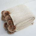 Pom Pom Fur Soft Blanket