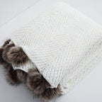 Pom Pom Fur Soft Blanket