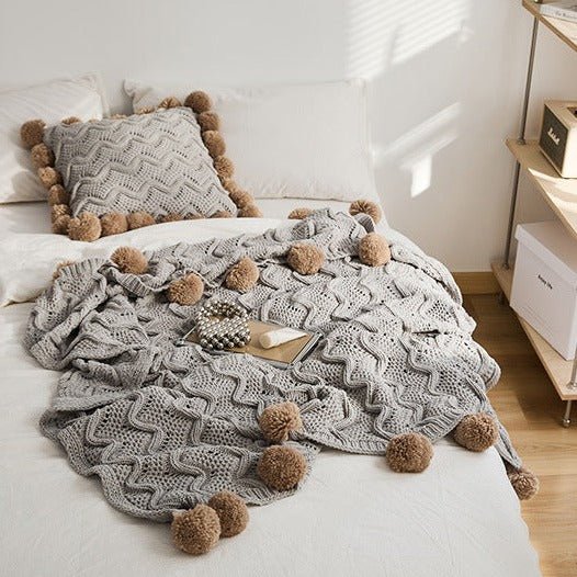 Pom Pom Weave Cushion