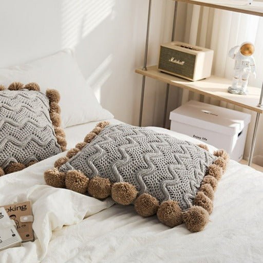 Pom Pom Weave Cushion