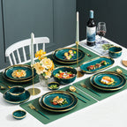 Verde Emerald Green Luxury Dinnerware Set