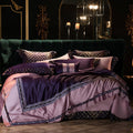Sabina Luxury Embroidered Egyptian Cotton Satin Bedding Set