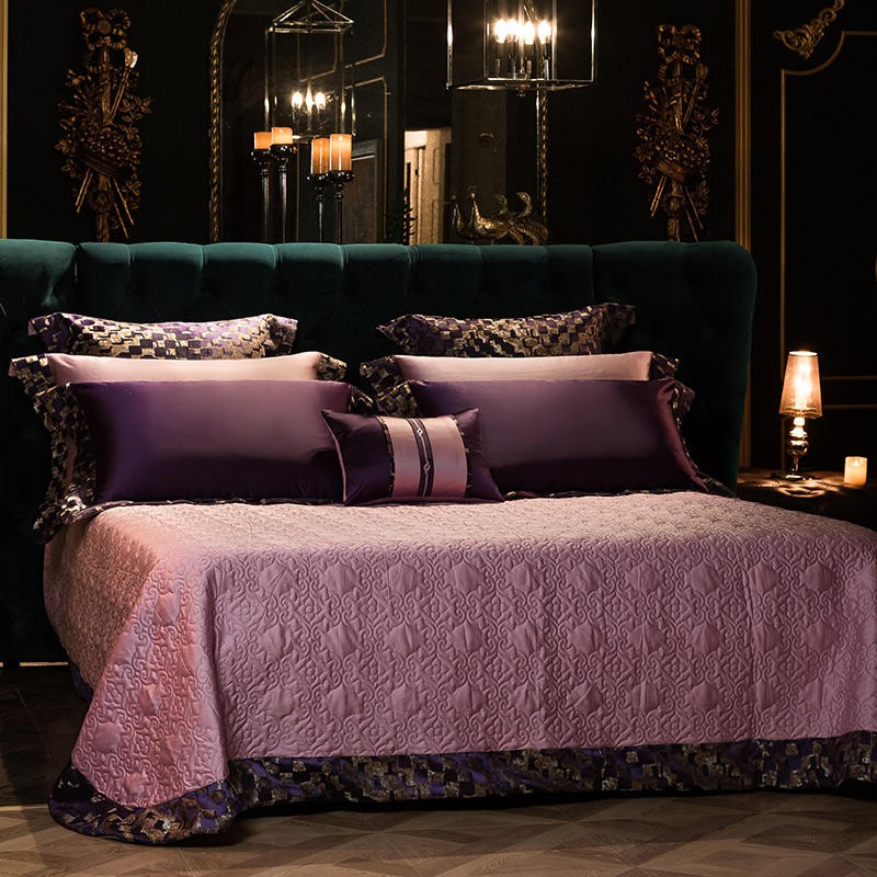 Sabina Luxury Embroidered Egyptian Cotton Satin Bedding Set