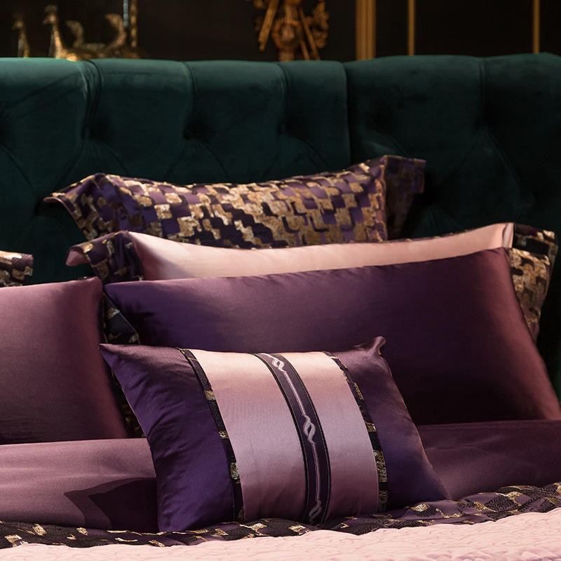 Sabina Luxury Embroidered Egyptian Cotton Satin Bedding Set