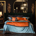 Olivia Luxury Embroidered Egyptian Cotton Satin Bedding Set