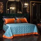 Olivia Luxury Embroidered Egyptian Cotton Satin Bedding Set
