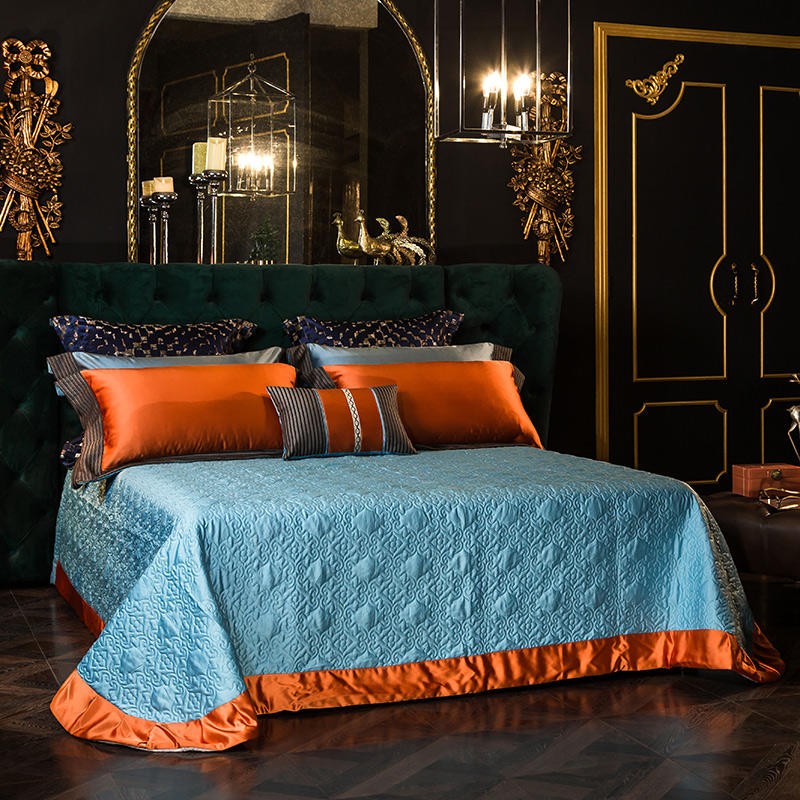 Olivia Luxury Embroidered Egyptian Cotton Satin Bedding Set