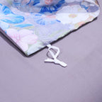 Aida Black Luxury Floral Egyptian Cotton Bedding Set