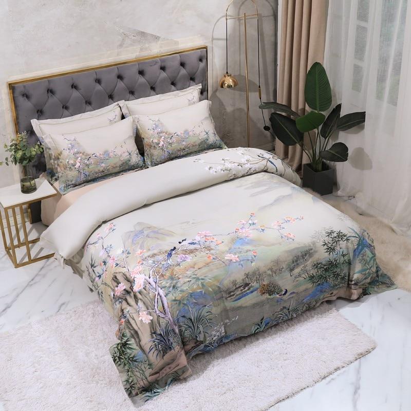Lucia Scenic Ultra Soft Egyptian Cotton Bedding Set