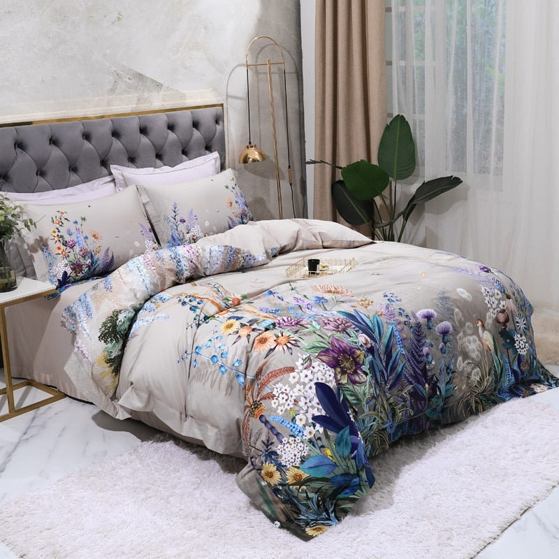 Gianna Botanical Ultra Soft Egyptian Cotton Bedding Set