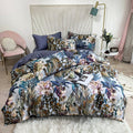 Arjoma Leaf Floral Egyptian Cotton Bedding Set