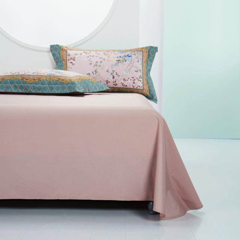 Anne Hybrid Floral Diamond Printed Silky Egyptian Cotton Bedding Set