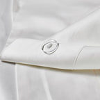Manya Imperial White Reversible Egyptian Cotton Silk Bedding Set