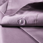 Manya Dusty Lavender Reversible Egyptian Cotton Silk Bedding Set