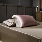 Manya Olive Grove Reversible Egyptian Cotton Silk Bedding Set