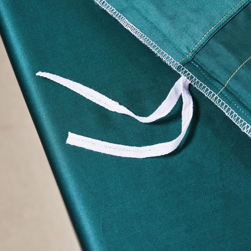 Manya Peacock Teal Reversible Egyptian Cotton Silk Bedding Set