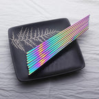 Irised Rainbow Chopsticks Stainless Steel Cutlery Set