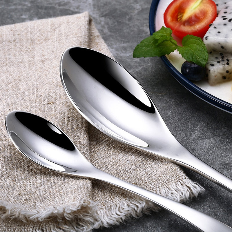 Jet Silver Stainless Steel Cutlery Set