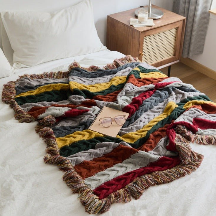 Radiance Cable Knit Blanket