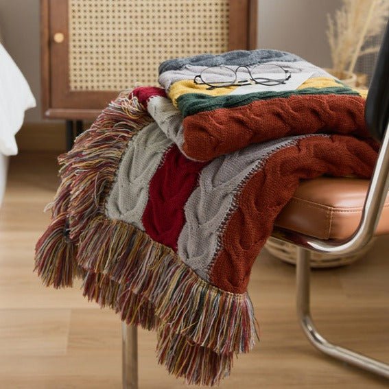 Radiance Cable Knit Blanket