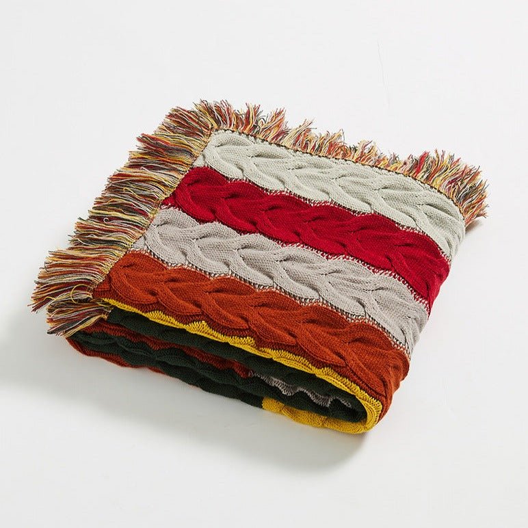 Radiance Cable Knit Blanket