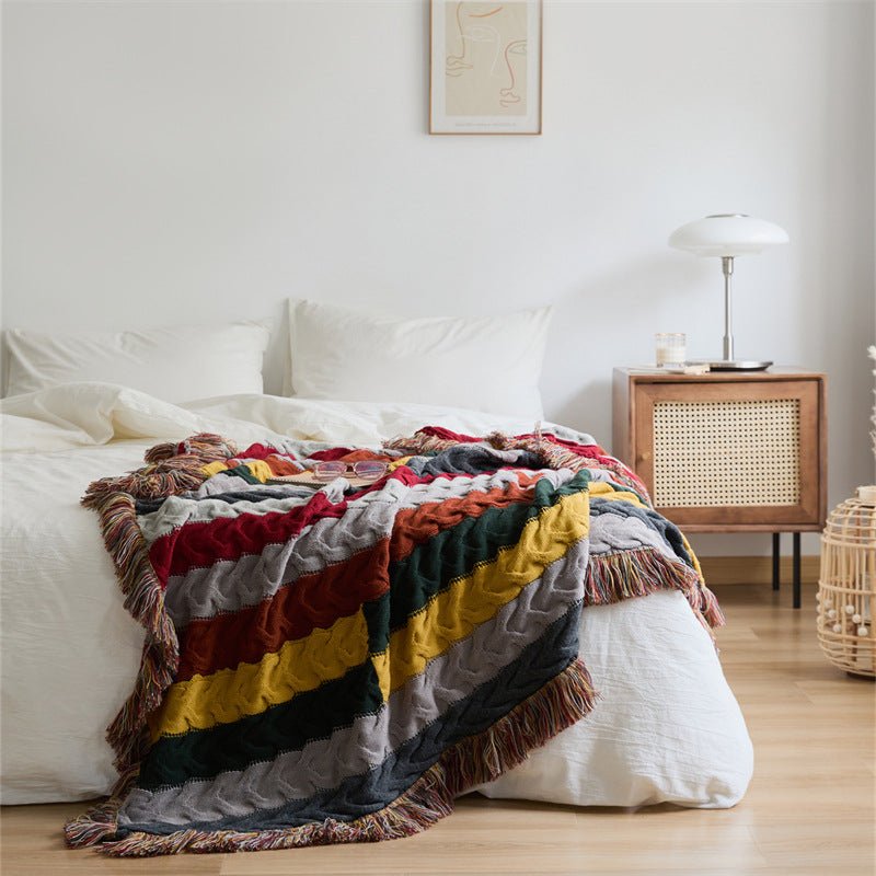 Radiance Cable Knit Blanket