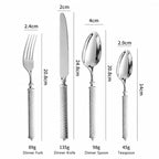 Realm Silver Luxury Stainless Steel Cutlery Set