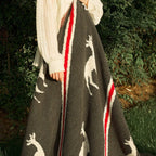 Reindeer Stripe Blanket